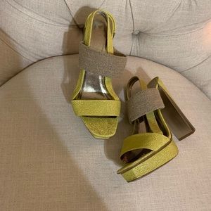 Donna Karan Collection Stingray Platform Sandals